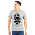 thumbnail image 1 of Cute Raccoon You Going to Finish That Men's Graphic T Shirt Tees Brisco Brands X, 1 of 4