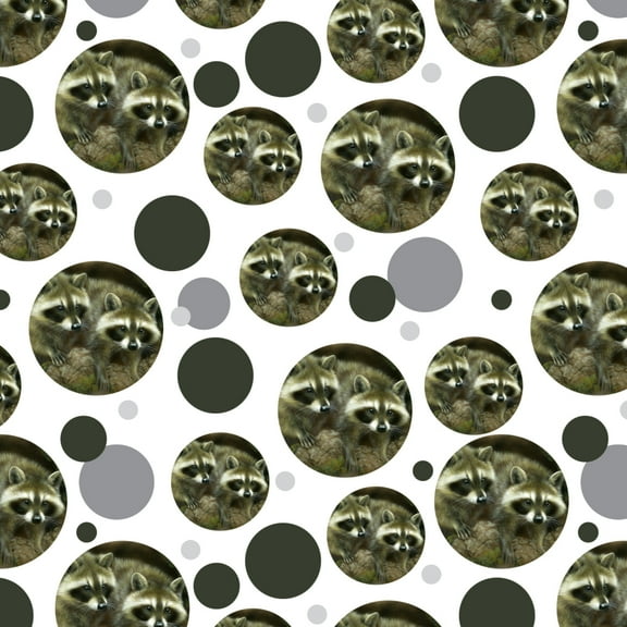 Cute Raccoons Curiosity Premium Gift Wrap Wrapping Paper Roll