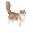 thumbnail image 1 of Cute Ragdoll Cat Toy Model, Educational Figurine For Children, Adorable Shaped Home & Desktop Ornament With Realistic Details, 25G Lightweight, 1 Piece Per Package, 1 of 8
