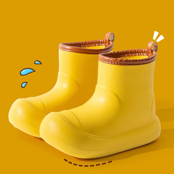 Cute Rain Boots for Women Waterproof Ankle Rain Boots Slip On Garden Wellies