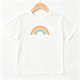 thumbnail image 1 of Cute Rainbow Clouds Boys Graphic Tees Pastel Kids T-Shirt 100% Cotton Short Sleeve Tops Ages 4-13Y, 1 of 5