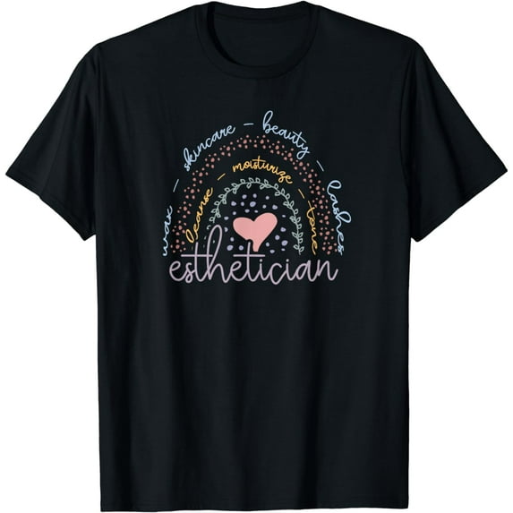 Cute Rainbow Esthetician T-Shirt