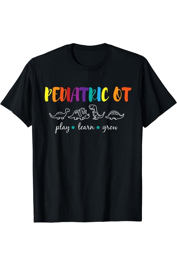 Cute Rainbow Pediatric Occupational Therapy Shirt, OT/OTA T-Shirt
