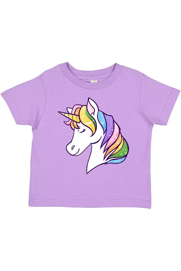 Cute Rainbow Unicorn Toddler T-Shirt Unicorns Magical Sparkle Lover Baby Clothing, Cute Baby Shirt, TODDLER SHORT SLEEVE TEE BELLA CANVAS 3001T