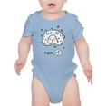 thumbnail image 1 of Cute Ram Face Doodle Bodysuit Infant -Image by Shutterstock,  18 Months, 1 of 4