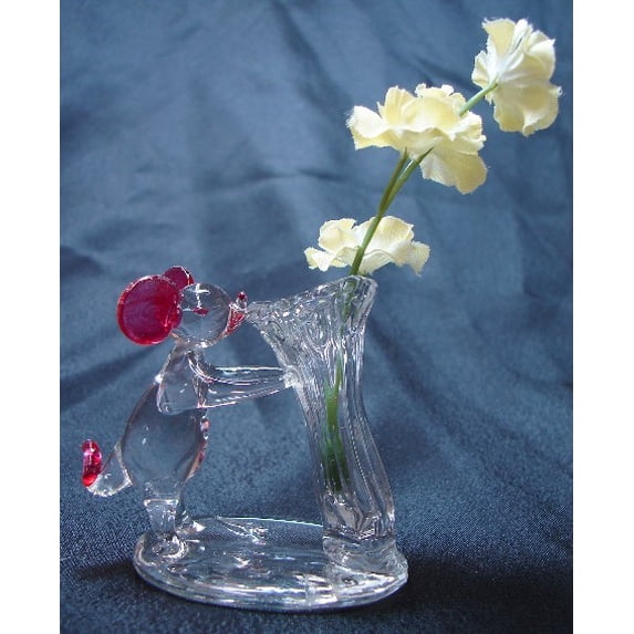 Cute Rat Carrying Flowers by Feng Shui Import LLC