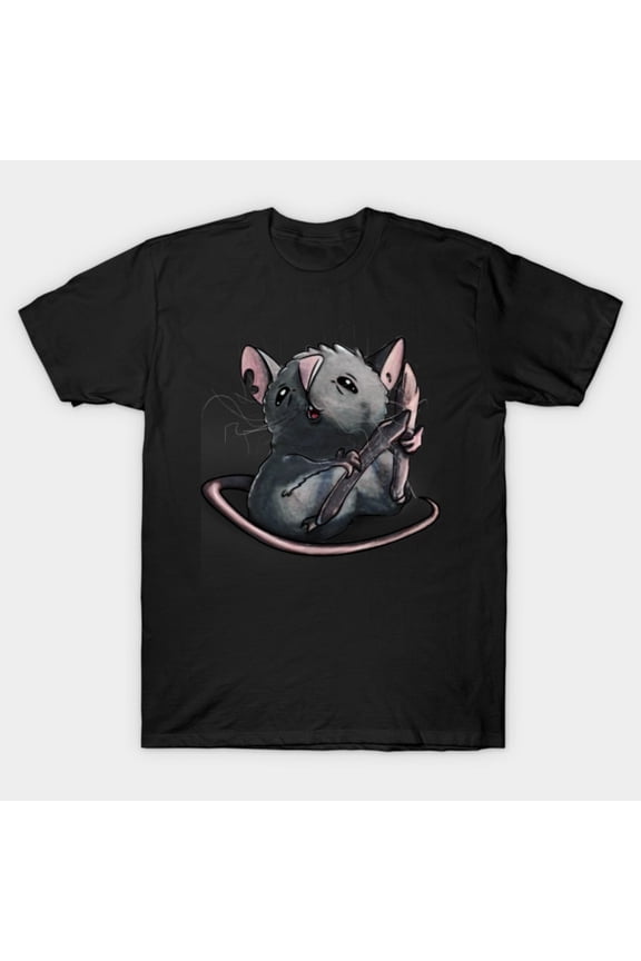 Cute Rat For Rats Lovers Rodent Pet Parent Animal Graphic Top Unisex T-Shirt, up to size 3XL.