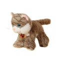 thumbnail image 1 of Cute Realistic Cat Plush Stuffed Animal Soft Kitten Cuddly Doll with Paw Tag Soothing Comfort Companion Pillow for Bedtime Self-Care Home Decor Kids Adults, 1 of 4
