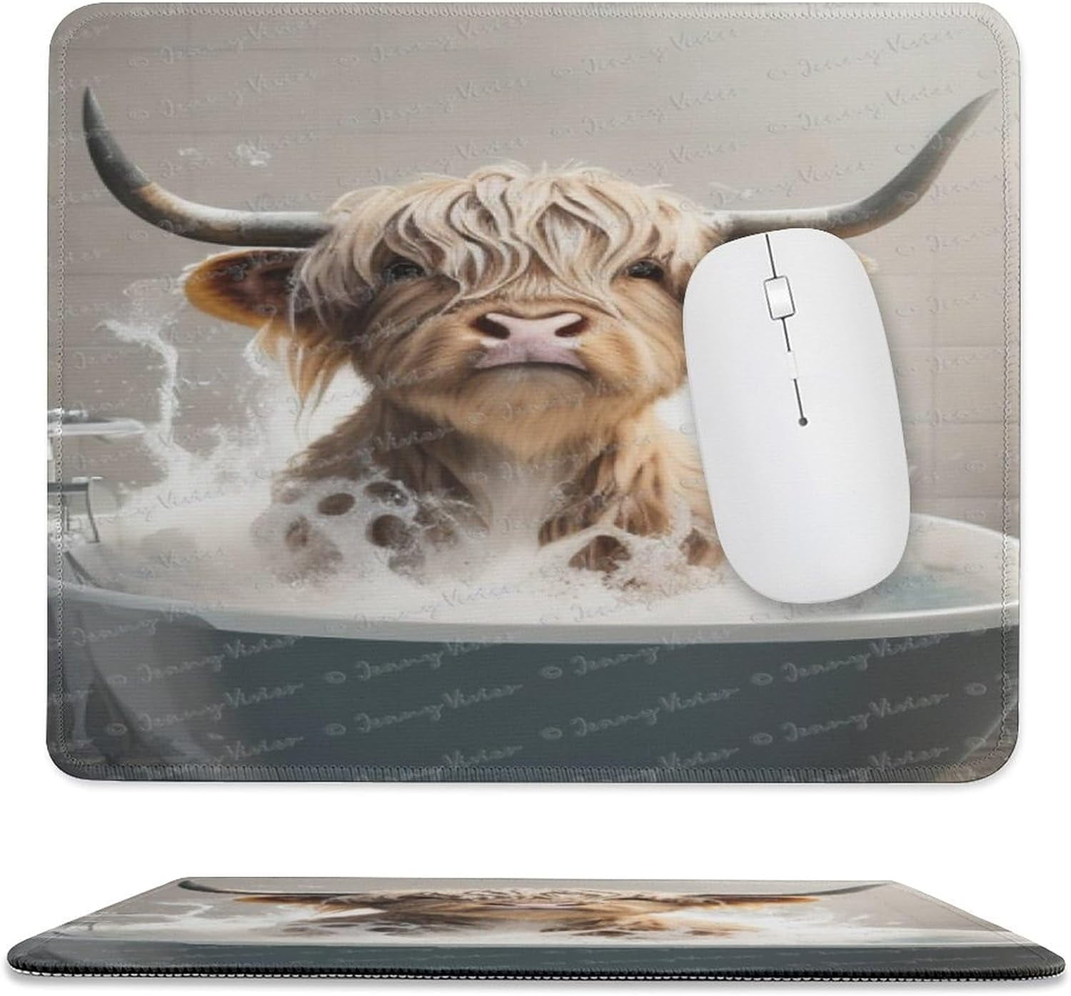 Cute Rectangle Gaming Mouse Pad, Funny Mouse Mat for Computer Desk ...