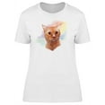 thumbnail image 1 of Cute Red Cat Graphic Art T-Shirt Women -Image by Shutterstock, Female Medium, 1 of 2