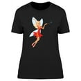 thumbnail image 1 of Cute Red Fairy Cartoon T-Shirt Women -Image by Shutterstock, Female XX-Large, 1 of 2