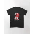 thumbnail image 1 of Cute Red Father Christmas Christmas Gnome Simple Holiday Festive Design Unisex T-Shirt up to Size 5XL, 1 of 2