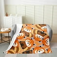 thumbnail image 1 of Cute Red Panda Flannel Fleece Throw Blanket 40"x50" Cute Animal Fuzzy Blanket for Sofa Couch Cartoon Panda All Season Bed Blanket Kawaii Wildlife Plush Blanket 40"x50", 1 of 1
