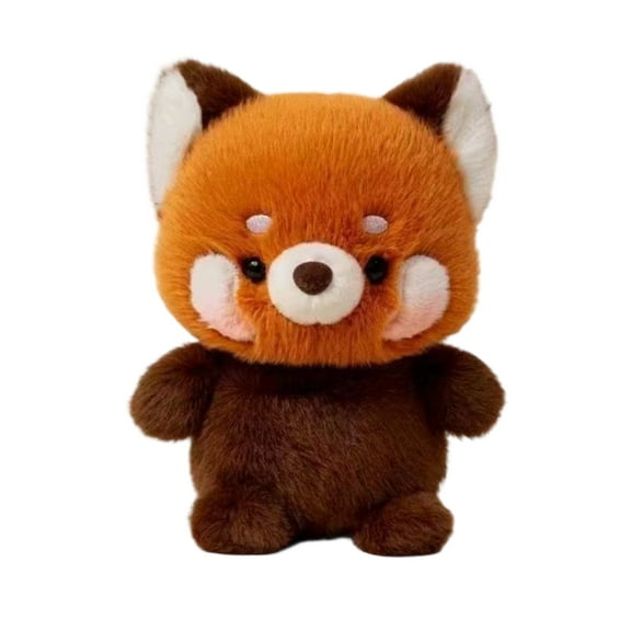 Cute Red Panda Plush Toy, 6 Inch Fluffy Stuffed Animal With Soft Fur, For, For Bedroom Decor, For Playtime, For Gifting