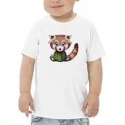 Cute Red Panda T-Shirt Toddler -Image by Shutterstock, 5 Toddler