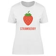 thumbnail image 1 of Cute Red Strawberry T-Shirt Women -Image by Shutterstock, Female 3X-Large, 1 of 2