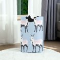thumbnail image 1 of Cute Reindeer Foldable Laundry Hamper 12.6x11x22.7in with Handles for Bathroom Bedroom Storage, 1 of 7