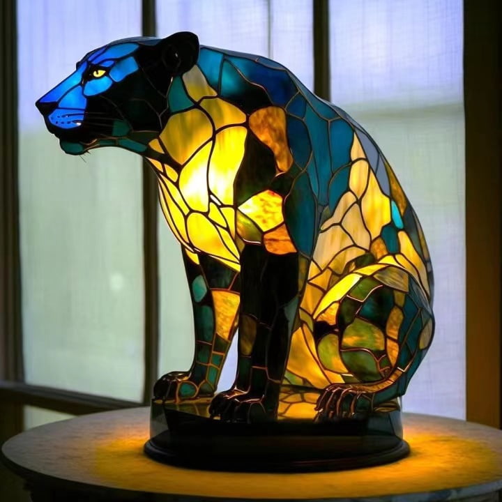 Cute Resin Animal Night Light, Colorful Novelty LED Decor for Bedroom, Ideal Birthday and Christmas Gift