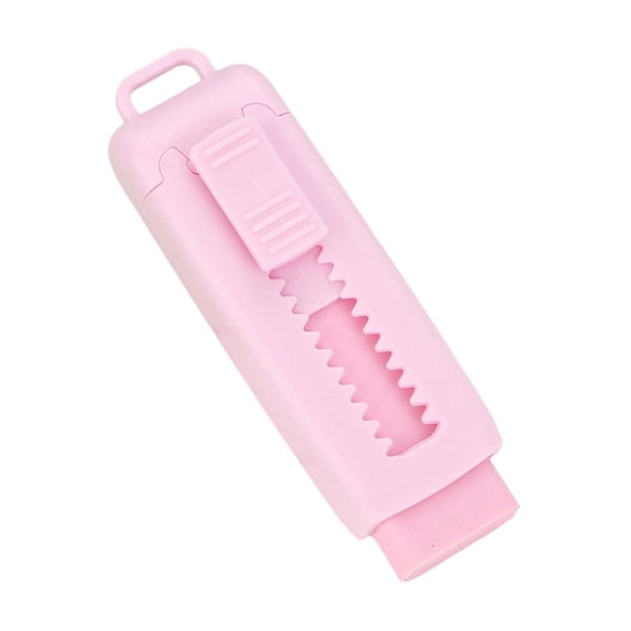 Retractable Pencil Eraser, Ongmies Erasers Slide Out Eraser with Protective Case, Clean & Smudge Free for Exams Drawing Sketching