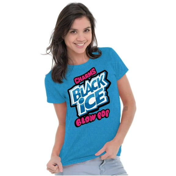 Cute Retro Black Ice Blow Pop Women's T Shirt Ladies Tee Brisco Brands S