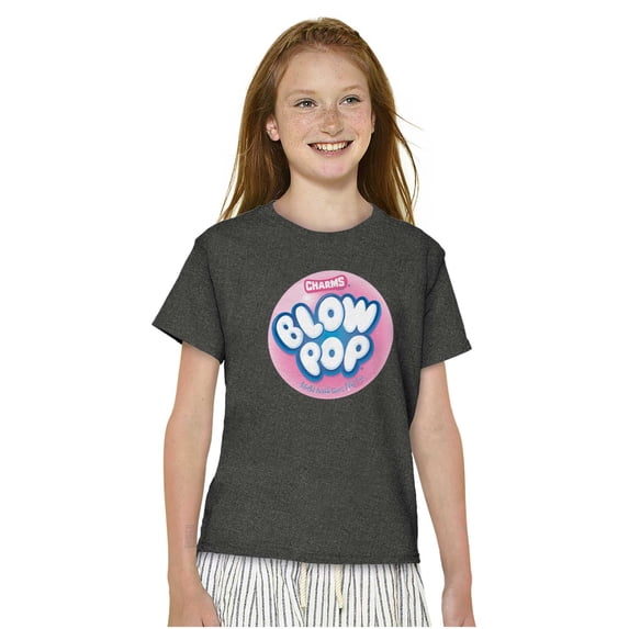 Cute Retro Bubblegum Blow Pop Crewneck T Shirts Boy Girl Teen Brisco Brands XS