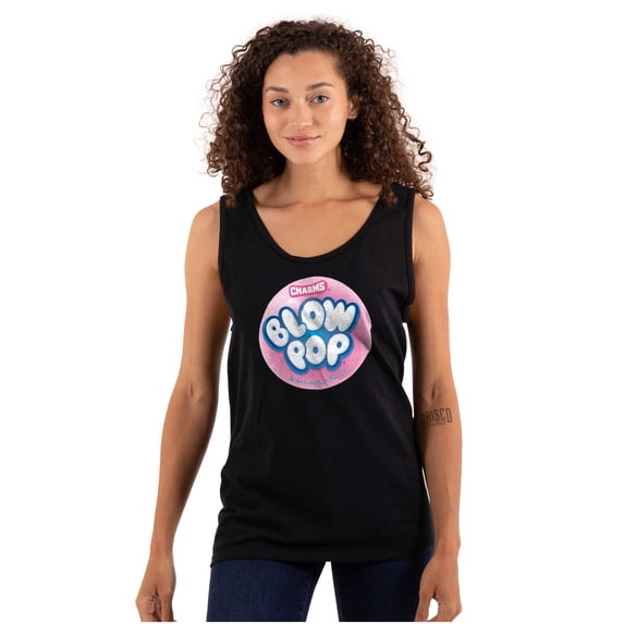 Cute Retro Bubblegum Blow Pop Tank Top T Shirts Men Women Brisco Brands S