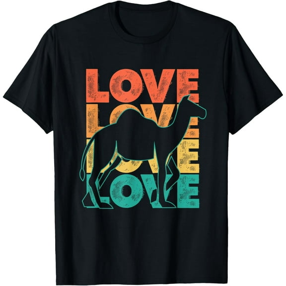 Cute Retro Camel LoverIdea For Animal Lovers T-Shirt