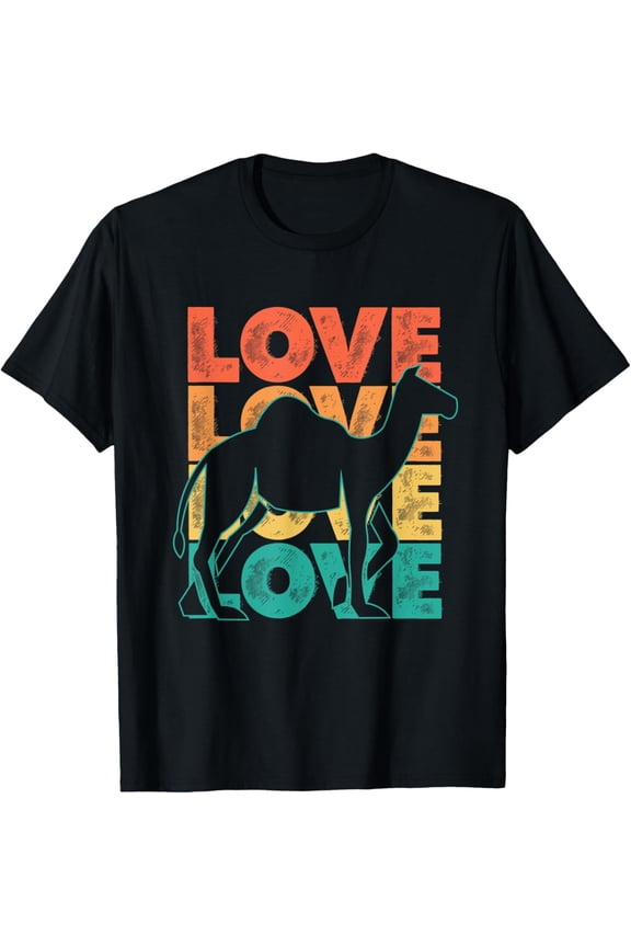 Cute Retro Camel LoverIdea For Animal Lovers T-Shirt