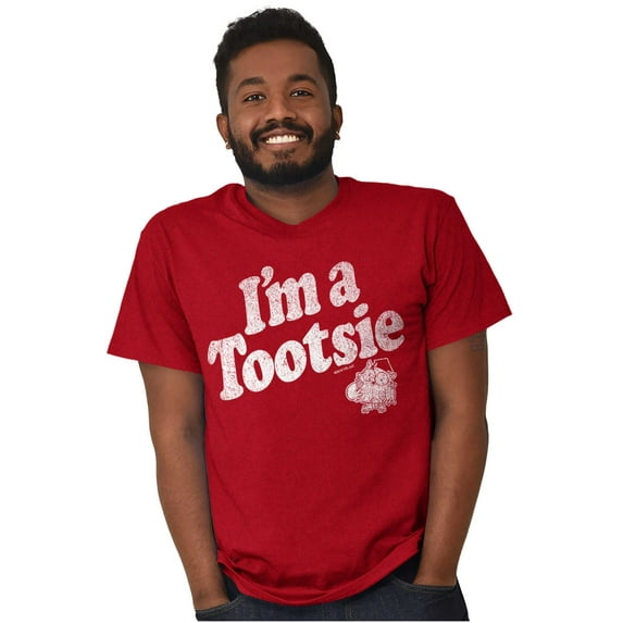Cute Retro Candy I'm A Tootsie Mr Owl Unisex Plus Size Graphic Tee Brisco Brands 5X