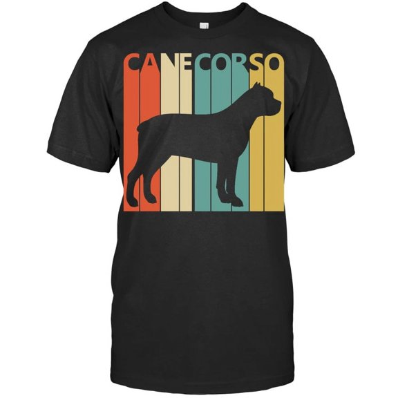Cute Retro Cane Corso Dog Graphic Design Everyday T-Shirt