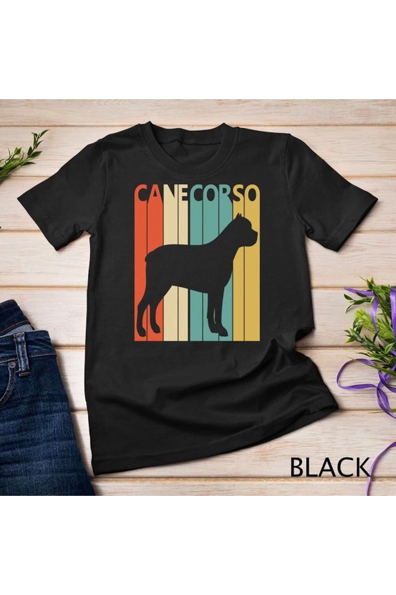 Cute Retro Cane Corso Dog Unisex T-Shirt