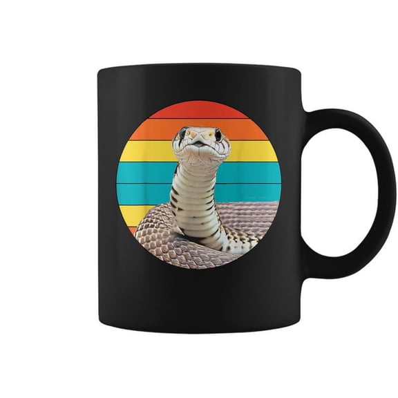 Cute Retro Snake For Snake Lovers Coffee Mugs