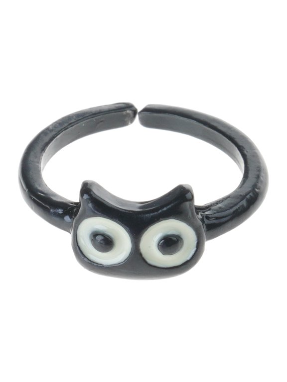 Cute Rings For Women Fashion Sweet Cat Eyes Open Couple Rings Wedding Finger Accessories New Jewelry Gift