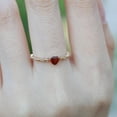 thumbnail image 1 of Cute Rings for Women Red Zircon Tiny Heart Jewelry Korean Accessories Gifts For Girlfriend, 1 of 3