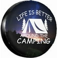 thumbnail image 1 of Cute On The Road Again Spare Tire Cover for Rv SUV Truck Trailer - Funny Wheel Covers Weatherproof Universal Fit for Camper Outdoor Travel Wheel Protectors Cover, 1 of 10