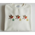 thumbnail image 1 of Cute Robin Bird Embroidered Christmas Sweatshirt Red Robin Holiday Sweater Bird Lover Gift Garden Bird Christmas Shirt Cozy Nature Lover, 1 of 4