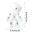 thumbnail image 1 of Cute Robot Night Light, Magnetic Suction Desktop Lamp with Adjustable Head Multi-Color LED Light for Bedside, Study Desk, or as a Fun Decorative Gift for Youngsters, 1 of 4