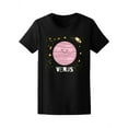 thumbnail image 1 of Cute Rocket Kawaii Venus Planet T-Shirt Women -Image by Shutterstock, Female Small, 1 of 2