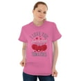 thumbnail image 1 of Cute Romance Love Valentines Day Women's Graphic T Shirt Tees Brisco Brands S, 1 of 6