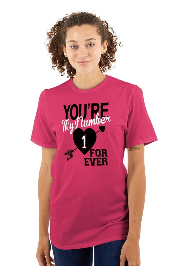 Cute Romantic Love Hearts Girlfriend Women's Plus Size Graphic Tee Brisco Brands 2X