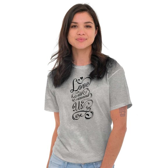 Cute Romantic Love Quote Women's Graphic T Shirt Tees Brisco Brands X