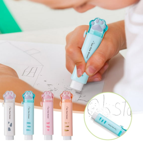 Cute Rubber Pencil Eraser for Campus and Office Stationery Fun Animal Shapes Bulk Pack for Learner and Teachers Sopatenor