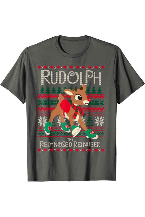 Cute Rudolph The Red Nosed Reindeer Special T-Shirt All Size S-5XL