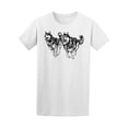thumbnail image 1 of Cute Running Husky Dogs T-Shirt Men -Image by Shutterstock, Male Large, 1 of 2