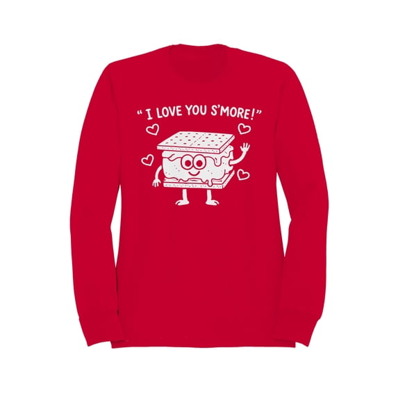 Cute S'mores Love Cartoon Design Men's Sweatshirt - Walmart.com