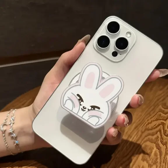 Cute SKZ Magnetic Phone Grip for Stray Fans KPOP, Magnetic Kpop Phone Accessory