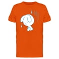 thumbnail image 1 of Cute Sad Rabbit Doodle Tee Men's -Image by Shutterstock, 1 of 1