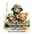thumbnail image 1 of Cute Safari Animals Coloring Book: 100+ Unique and Exciting Designs, (Paperback), 1 of 1