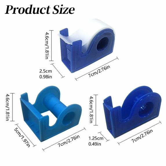Cute Safety Tape Dispenser, Paper Tape With Multi Use Dispenser, Tape Dispenser, Great for or Office and Includes, Refillable