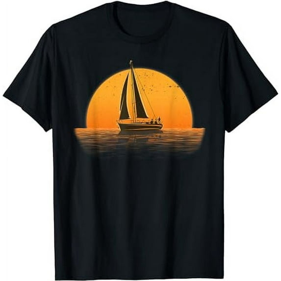 Cute Sailing Design For Men Women Sailboat Sail Sailing Ship T-Shirt
